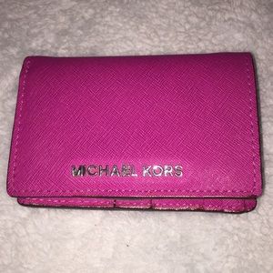 Pink Fuchsia Michael Kors Bifold wallet